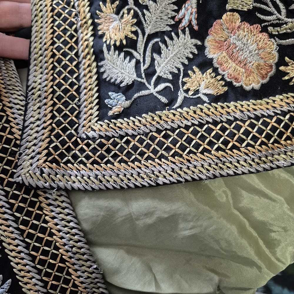 Johnny Was Biya 100% Silk Embroidered Jacket Size S - Picture 12 of 16